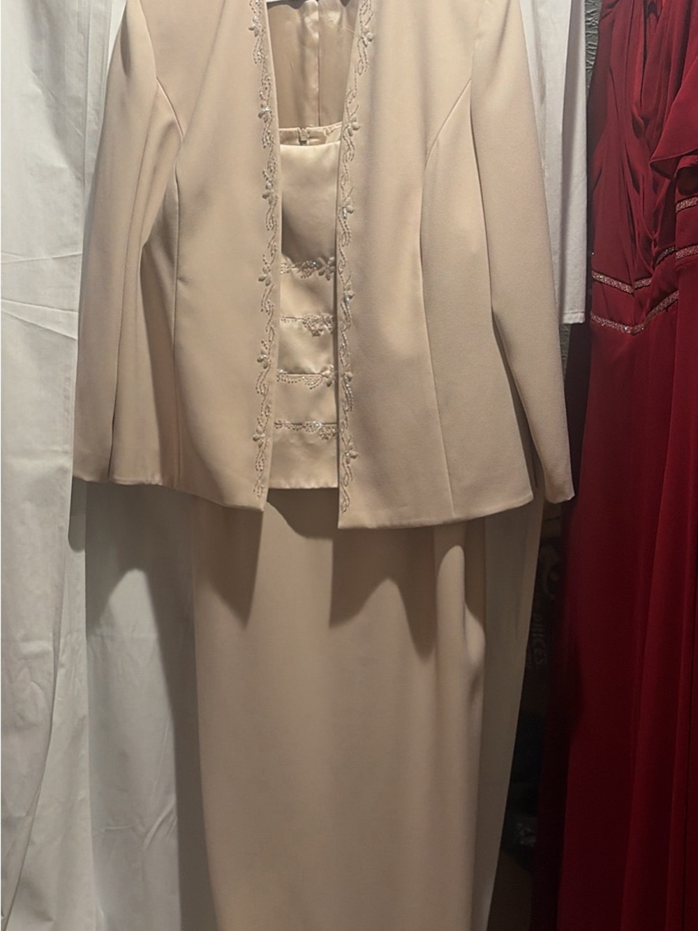Classic Cream Women's Skirt - Elegant Occasion Wear
